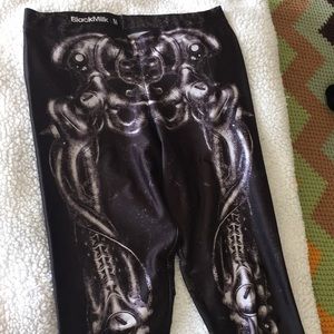 Mechanical Bones Blackmilk leggings